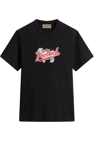 Woolrich T-Shirt aus Baumwolle mit Frontprint