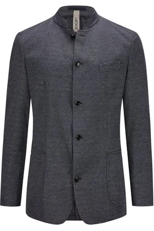 JOOP! Sakko mit Stehkragen in feiner Strickoptik, Slim Fit