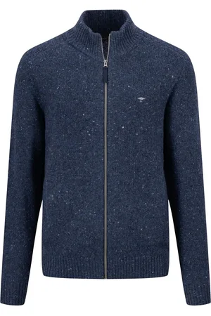 Fynch-Hatton Cardigan in Donegal-Optik, Extralang