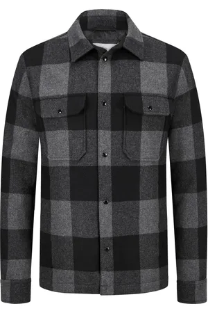 Woolrich Overshirt mit leichtem Daunen-Futter und Karo-Muster