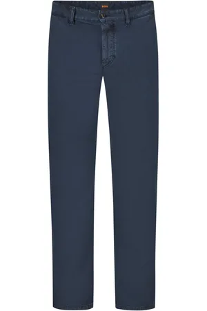 HUGO BOSS Chino mit feiner Struktur aus elastischer Baumwolle, Tapered Slim Fit