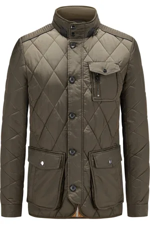 handstich Steppjacke mit aufgesetzten Taschen, Dickson