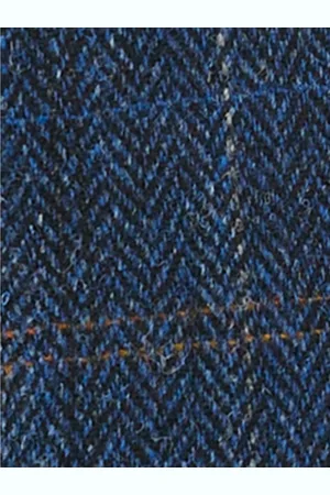 Carl Gross Gefüttertes Sakko aus Harris Tweed mit Fischgrät- und Karomuster