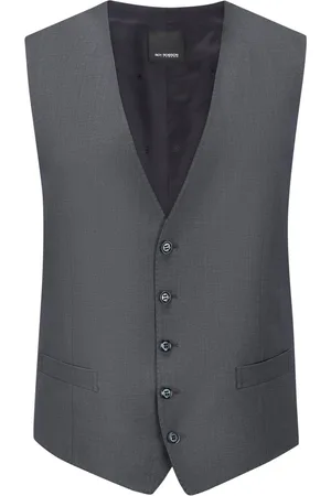 Roy Robson Anzugweste aus Woll-Stretch, Regular Fit