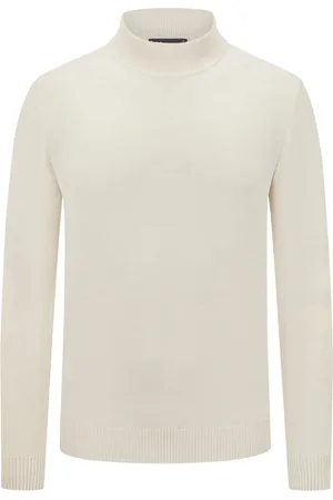 Maerz Pullover aus Schurwolle mit Stehkragen