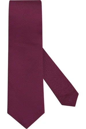Ascot Seidenkrawatte mit Strukturmuster