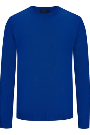 Maerz Pullover aus Schurwolle mit V-Ausschnitt