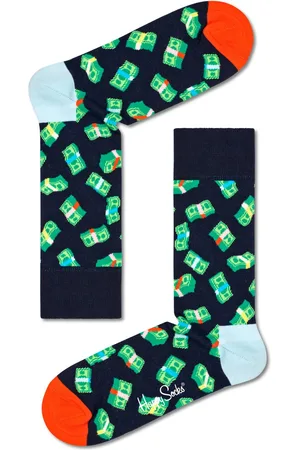 Happy Socks Knöchelhohe Socken mit Geldschein-Motiven