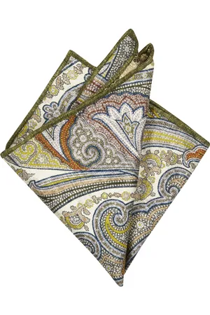 Ascot Einstecktuch aus Seide mit Paisley- und Blumenmuster