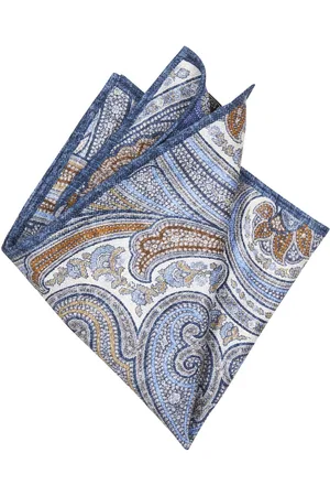Ascot Einstecktuch aus Seide mit Paisley- und Blumenmuster