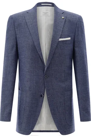 Carl Gross Sakko aus Wolle und Leinen mit Stretch 24/7-Flex, Modern Fit