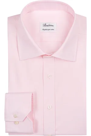 Stenströms Twill-Hemd aus Baumwolle mit Kleinmuster