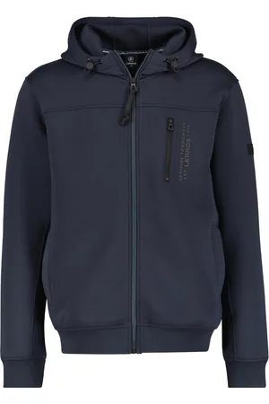 Lerros Sweatjacke mit Kapuze und Stretch