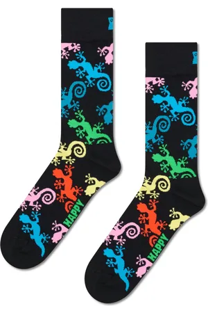 Happy Socks Socken mit bunten Gecko Motiven