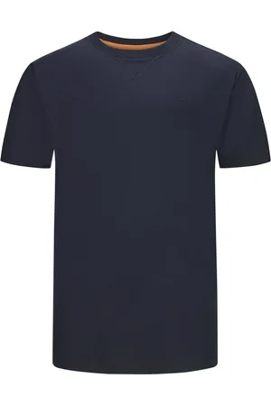 HUGO BOSS T-Shirt in Waffelstruktur mit Logo-Stickerei