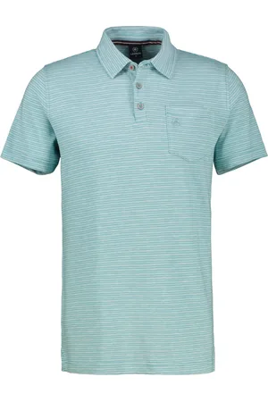 Lerros Poloshirt mit feiner Struktur und bestickter Brusttasche