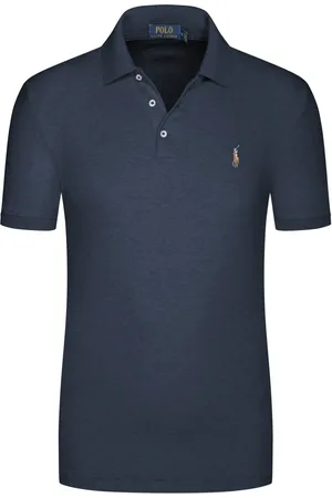 Ralph Lauren Softes Jersey-Poloshirt mit farbiger Poloreiter-Stickerei