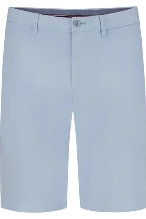 Tommy Hilfiger Stretch-Bermudas mit kleiner Logo-Stickerei, Relaxed Tapered