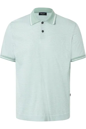 Maerz Streifen-Poloshirt mit Leinenanteil
