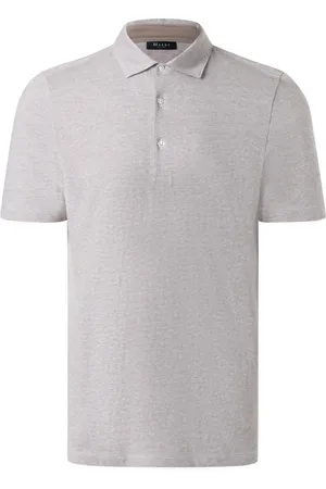 Maerz Poloshirt aus merzerisierter Baumwolle und Leinen