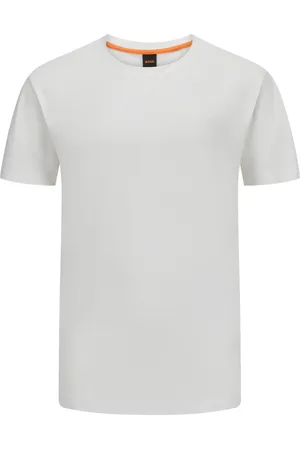 HUGO BOSS T-Shirt in Waffelstruktur mit Logo-Stickerei