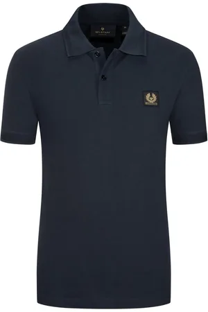 Belstaff Poloshirt Piquê mit Logo-Patch