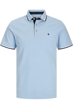JACK & JONES Piqué Poloshirt aus reiner Baumwolle