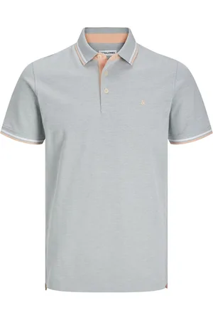 JACK & JONES Piqué Poloshirt aus reiner Baumwolle