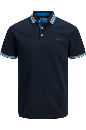 JACK & JONES Piqué Poloshirt aus reiner Baumwolle
