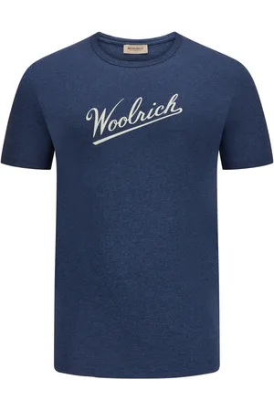 Woolrich Mouliné-Jerseyshirt mit Samt-Logo
