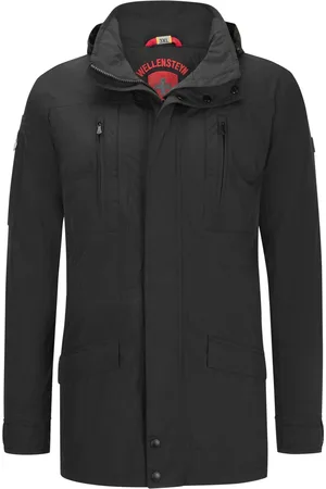 Wellensteyn Funktionsjacke Golf mit abtrennbarer Kapuze und Logo-Aufnäher