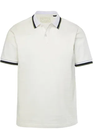 JP 1880 STHUGE Piqué-Poloshirt mit Streifenakzenten