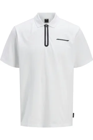 JACK & JONES Piqué-Poloshirt in Stretch-Qualität mit Zip