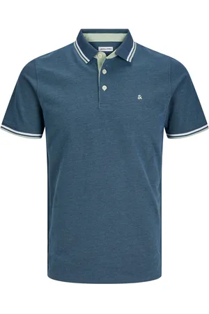 JACK & JONES Piqué Poloshirt aus reiner Baumwolle