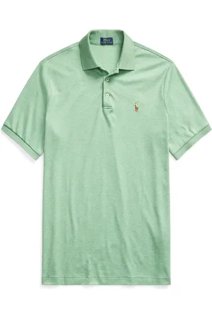 Ralph Lauren Softes Jersey-Poloshirt mit farbiger Poloreiter-Stickerei