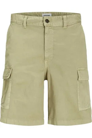 JACK & JONES Feste Bermudashorts mit Cargotaschen