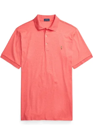 Ralph Lauren Softes Jersey-Poloshirt mit farbiger Poloreiter-Stickerei