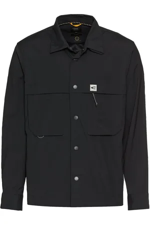 Camel Active Wasserabweisendes Stretch-Overshirt mit Logo-Print