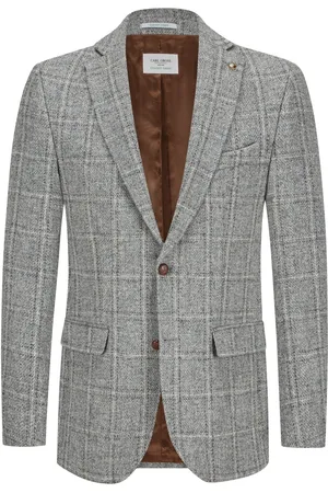 Carl Gross Sakko aus Harris-Tweed mit Karomuster