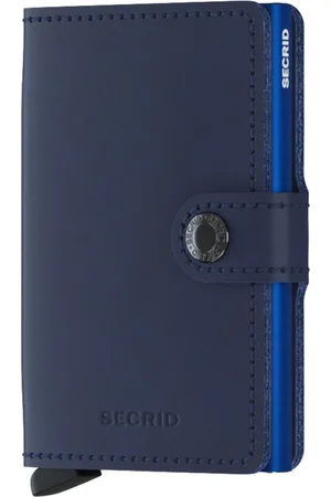 Secrid Kompakter Leder-Geldbeutel mit Cardprotector