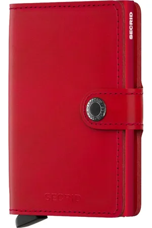Secrid Geldbeutel aus gefärbten Leder mit Cardprotector