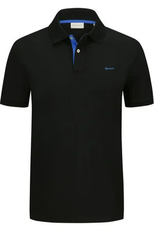 GANT Poloshirt mit Kontrast-Details und Label-Schriftzug