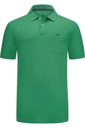 Fynch-Hatton Piqué-Poloshirt mit Brusttasche und Logo-Stickerei, Extralang