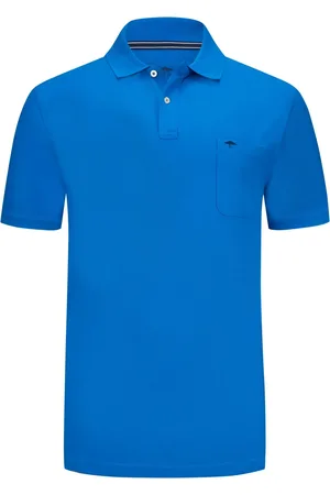 Fynch-Hatton Piqué-Poloshirt mit Brusttasche und Logo-Stickerei, Extralang