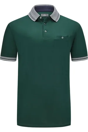 Ragman Poloshirt aus merzerisiertem Baumwoll-Jersey