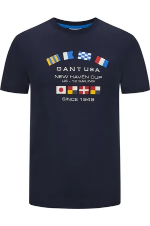 GANT T-Shirt mit Flaggen-Motiven