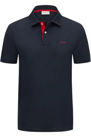 GANT Poloshirt mit Kontrast-Details und Label-Schriftzug