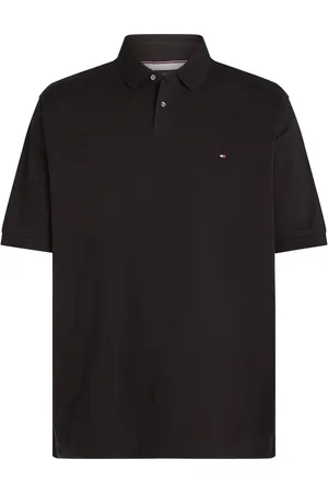 Tommy Hilfiger Unifarbenes Piqué-Poloshirt mit kleiner Logo-Stickerei