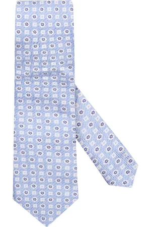 Ascot Seidenkrawatte mit geometrischem Muster