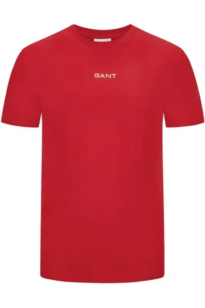 GANT T-Shirt mit gummiertem Logo